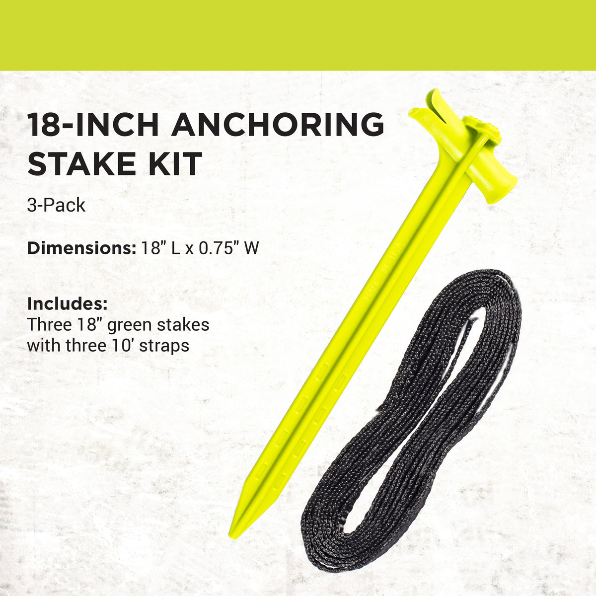 18" Stake Kit - Summit Outdoors