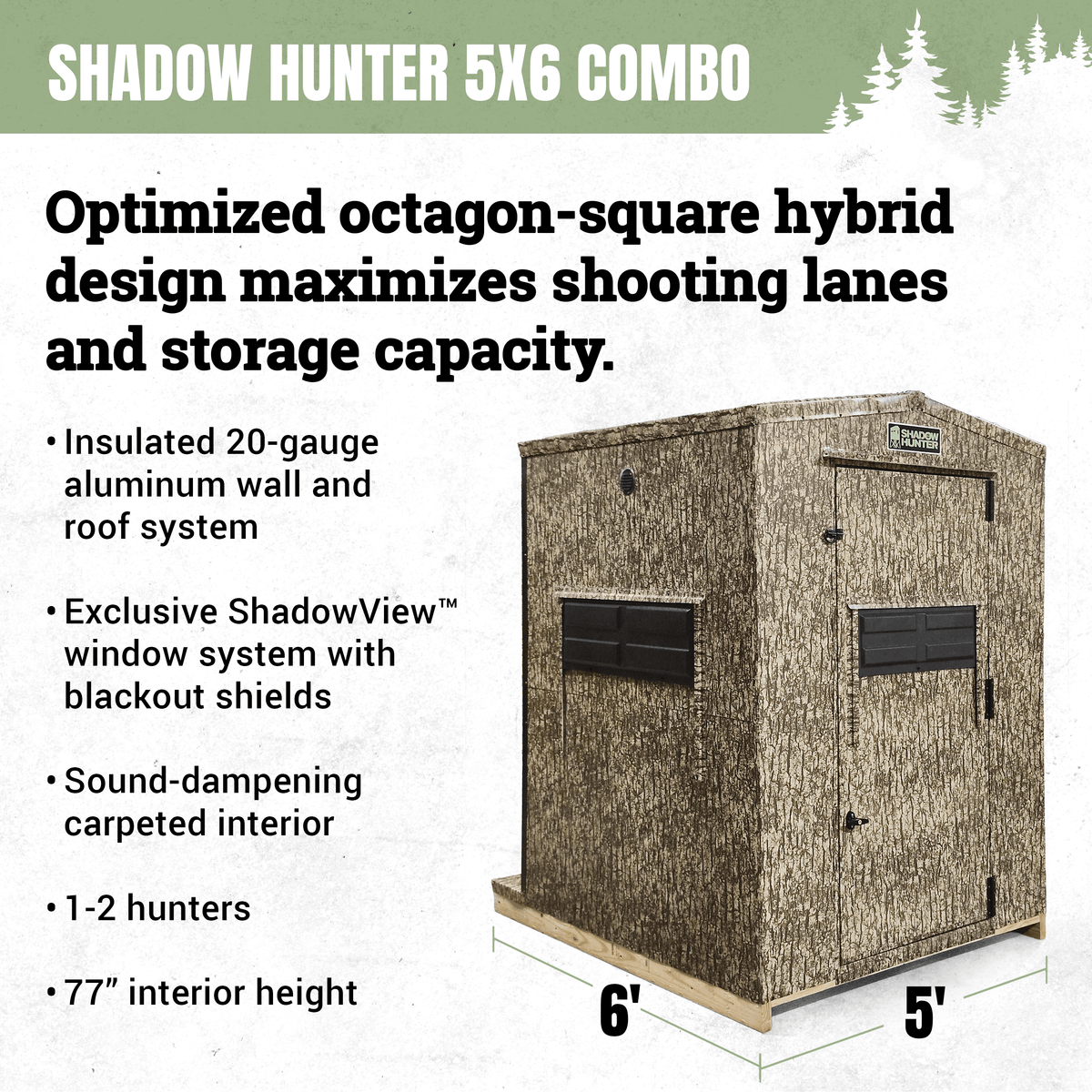 Shadow Hunter 5x6 Hybrid Combo - Summit Outdoors