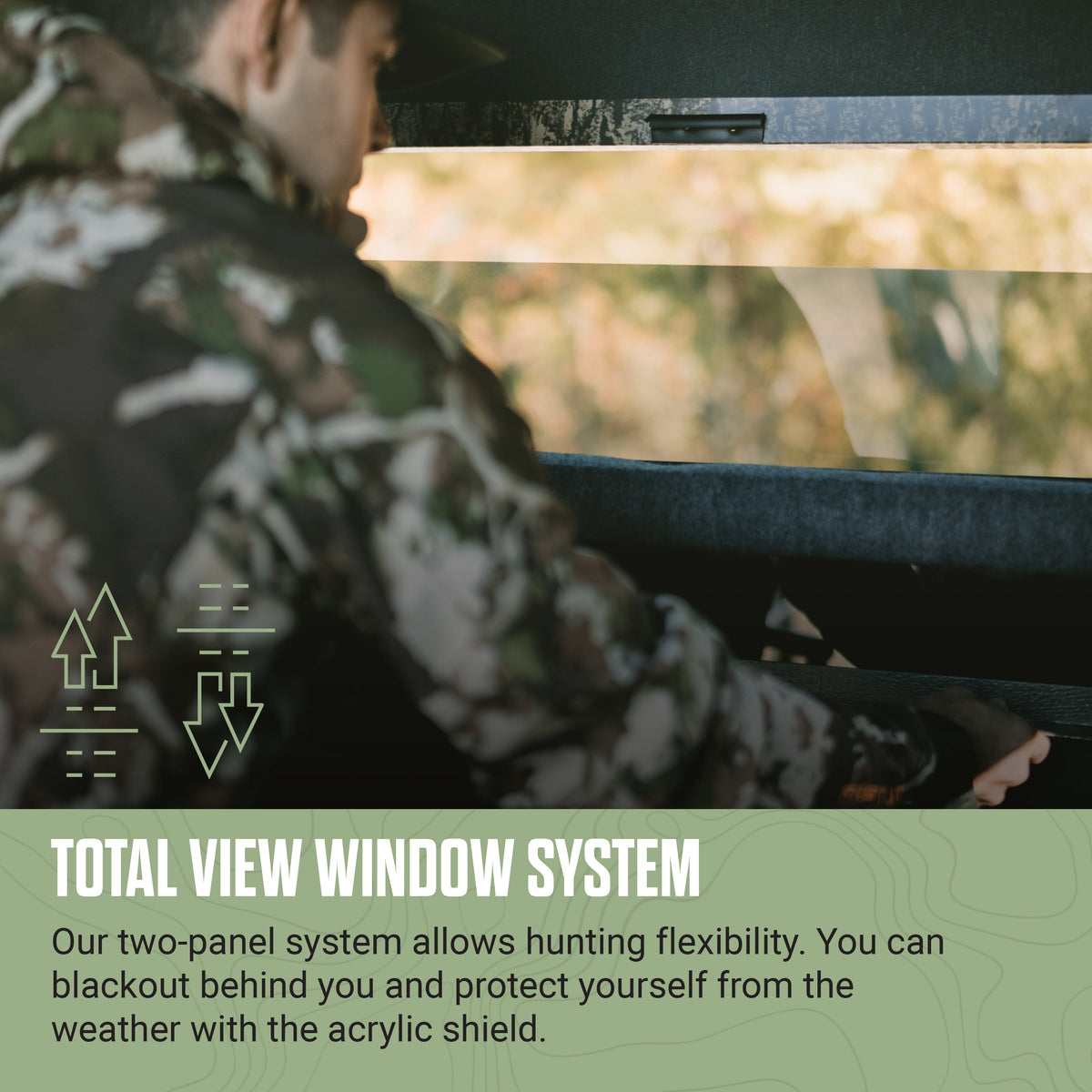 Shadow Hunter 5x6 Octagon Hunting Blind - Shadow Hunter Blinds