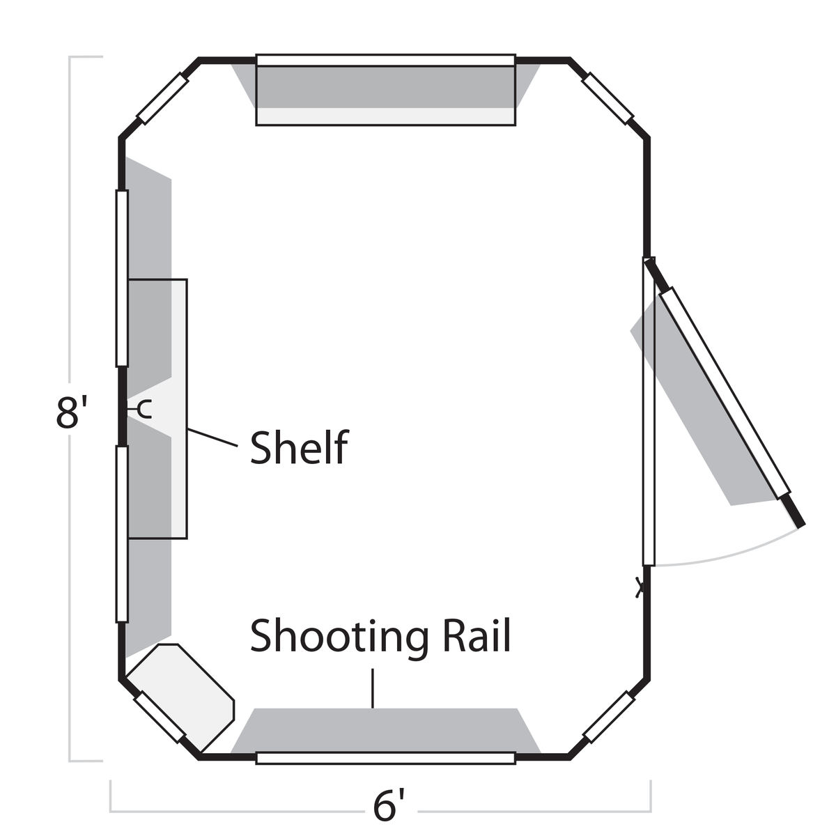 Shadow Hunter 6X8 Wheelchair Friendly - Shadow Hunter Blinds