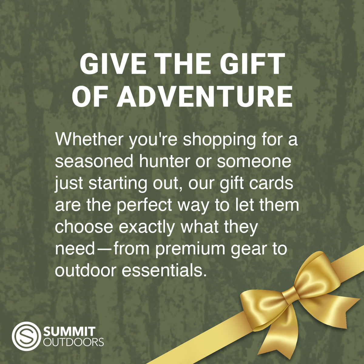 Summit Outdoors Gift Card - Summit Outdoors