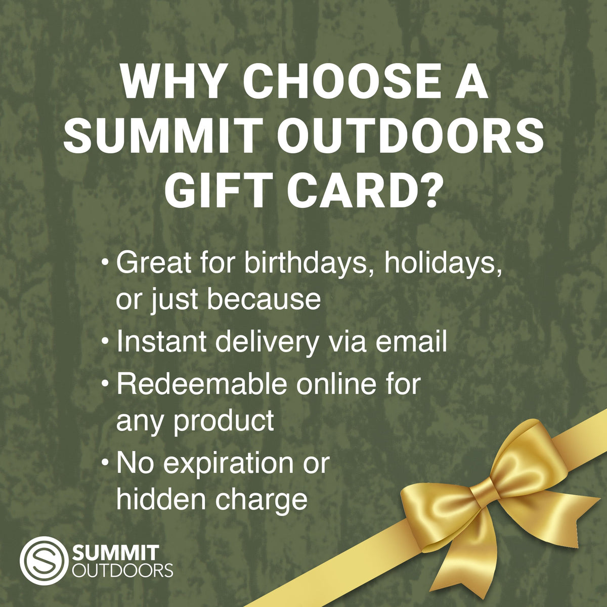 Summit Outdoors Gift Card - Summit Outdoors