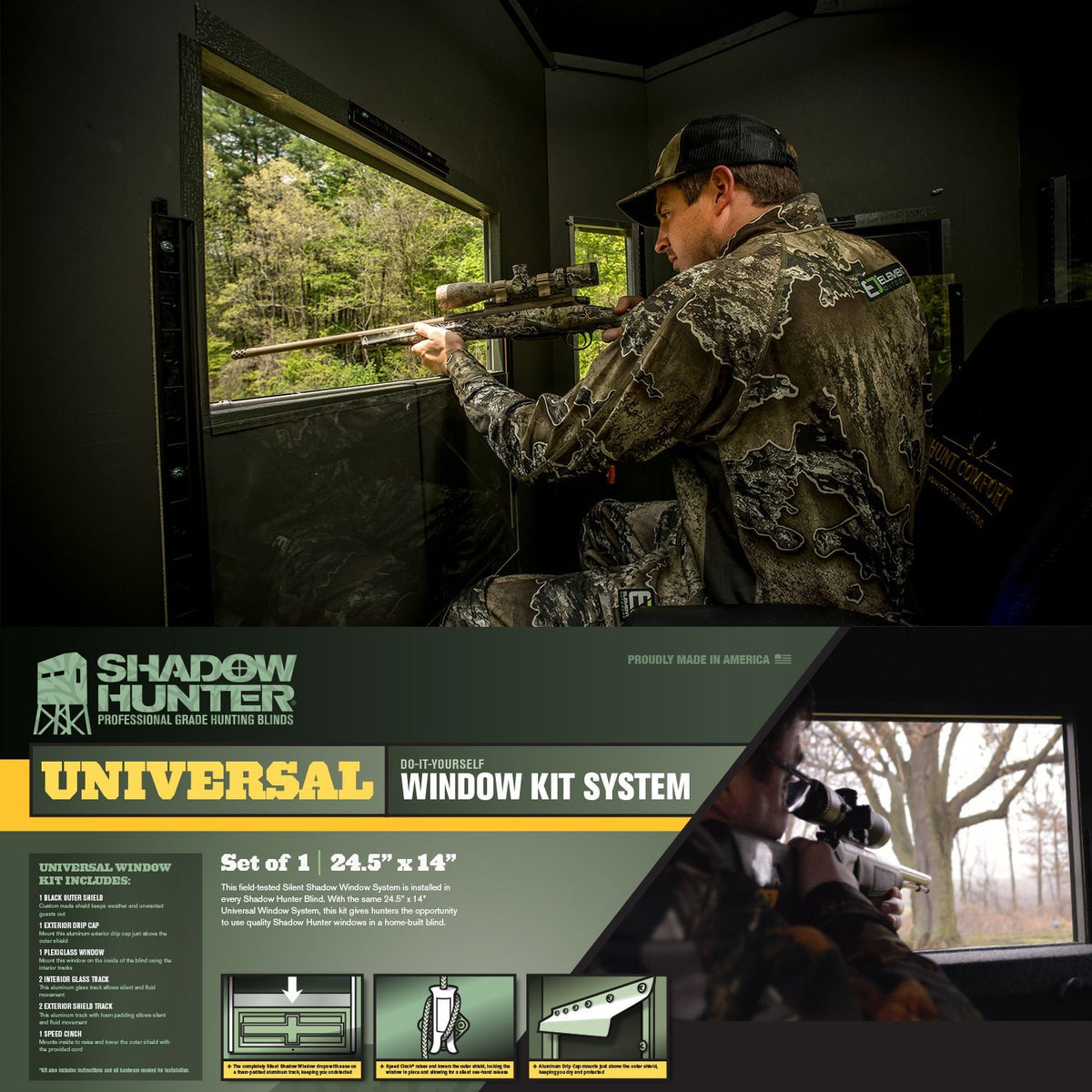 DIY Blind Window Kits - Shadow Hunter Blinds