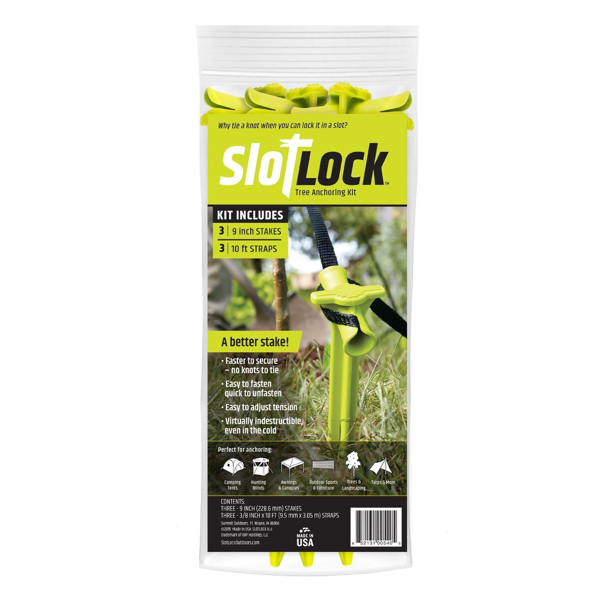 9" Stake Kit - Summit Outdoors
