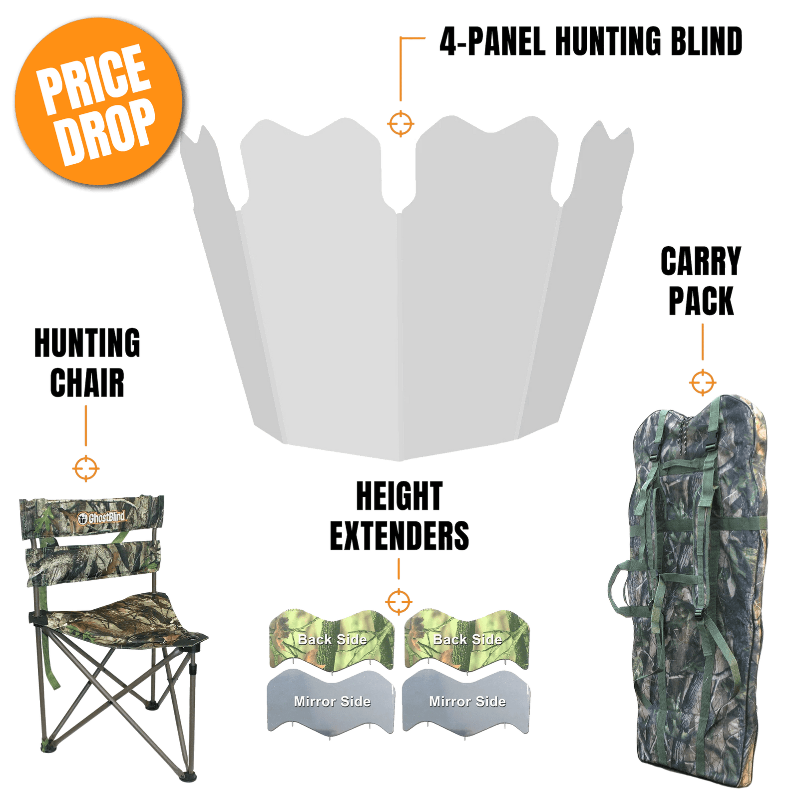 GhostBlind Predator 46" Bundle - Summit Outdoors
