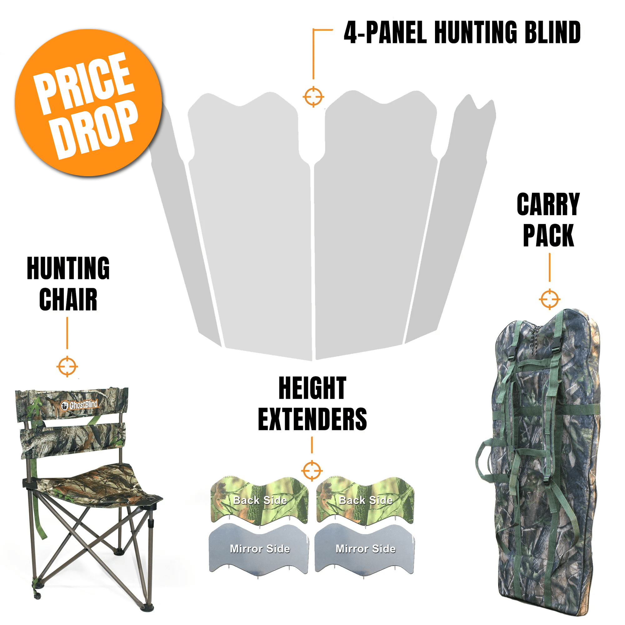 GhostBlind Predator 46" Bundle - Summit Outdoors
