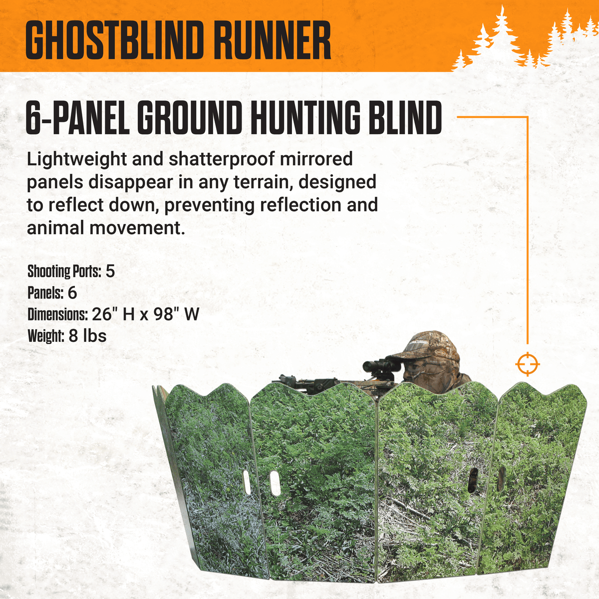 GhostBlind Runner Blind - Shadow Hunter Blinds
