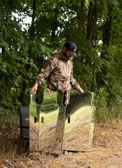 The HUB blind (Helping U Blend)–PATENTED-Mossy Oak Shadow grass blades –  Heavy Hauler Outdoor Gear