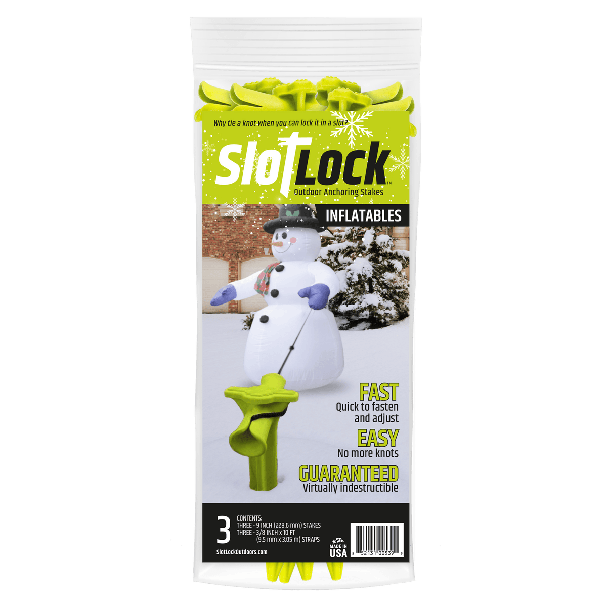 SlotLock® Inflatables 9” Stake Kit - Summit Outdoors