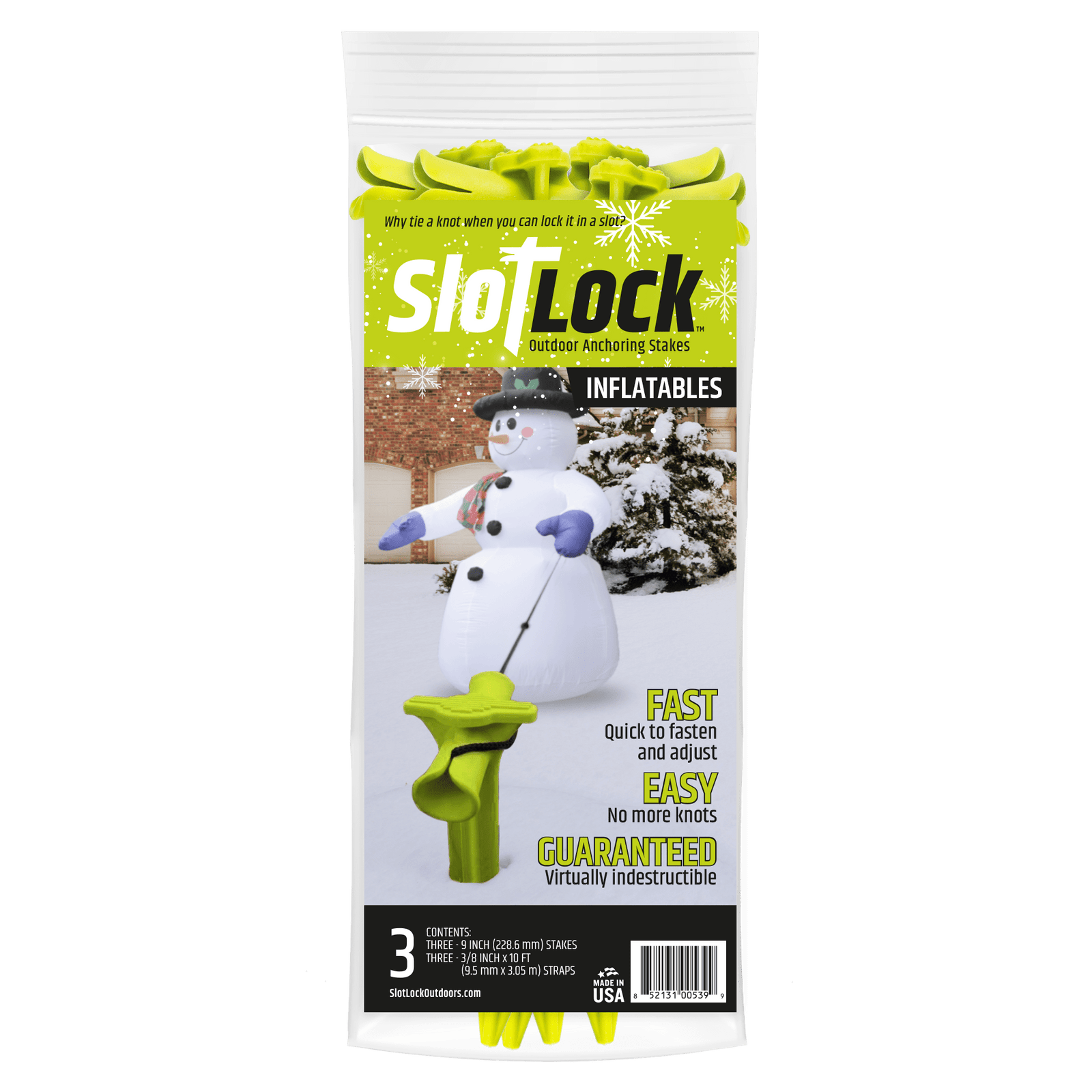 SlotLock® Inflatables 9” Stake Kit - Summit Outdoors