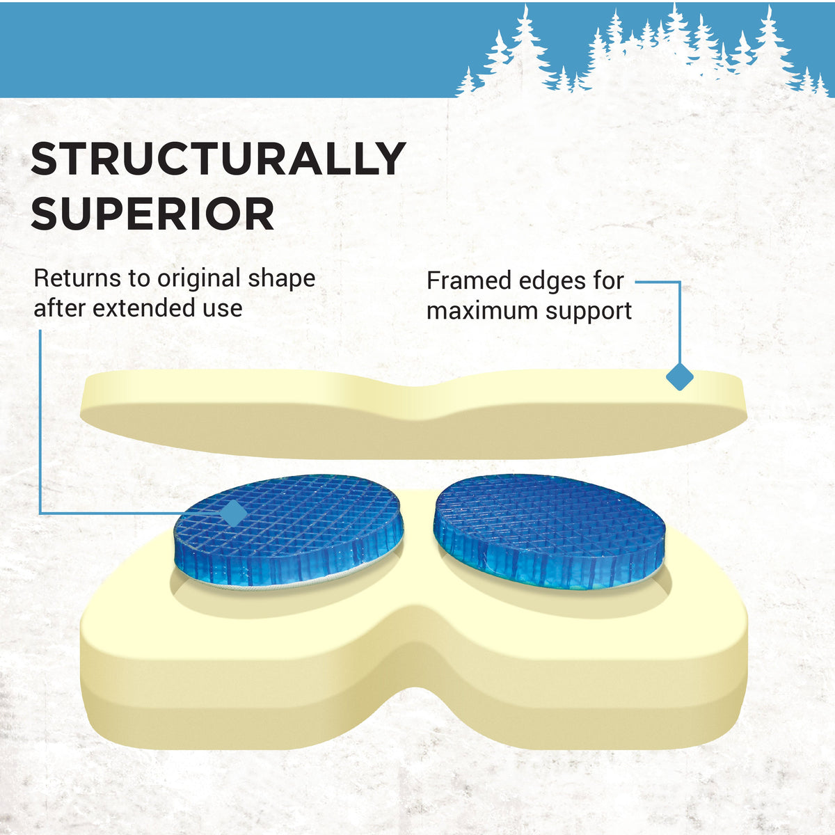 Tail Mate GelCore Tree Stand Cushion - Shadow Hunter Blinds