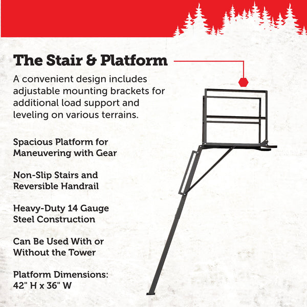 USA Made Steel Tower For Elevating Shadow Hunter Blinds - Summit Outdoors