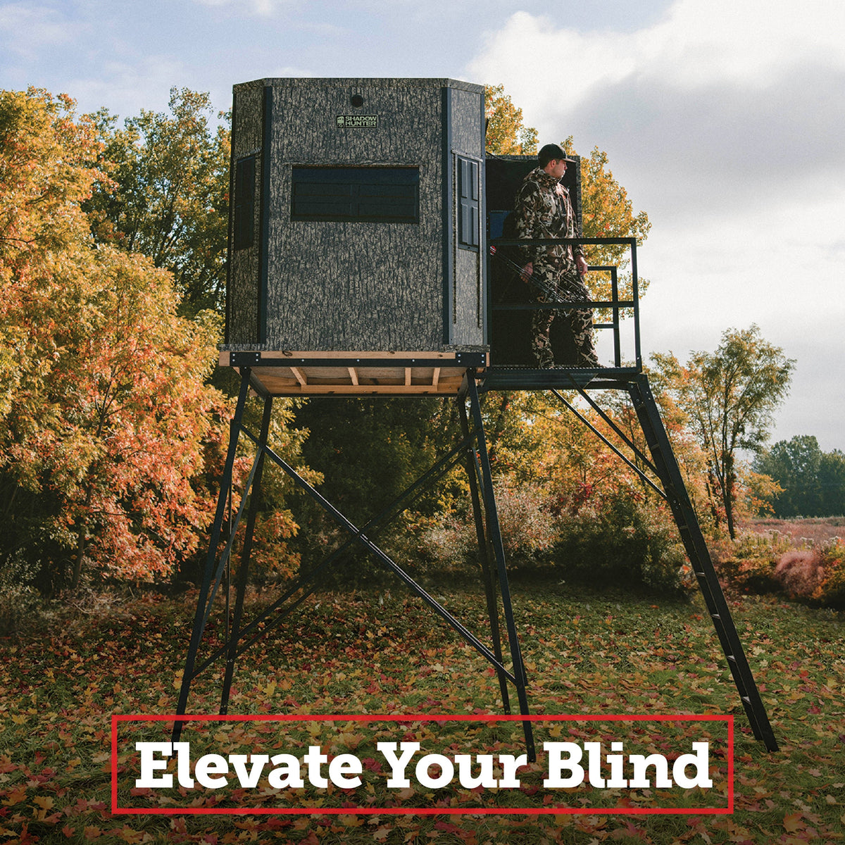 USA Made Elevator Tower, Stair, Platform - Shadow Hunter Blinds