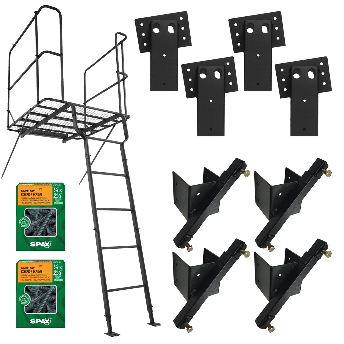 Elevator Brackets for Hunting Blinds & Tree Stand Platforms Shadow