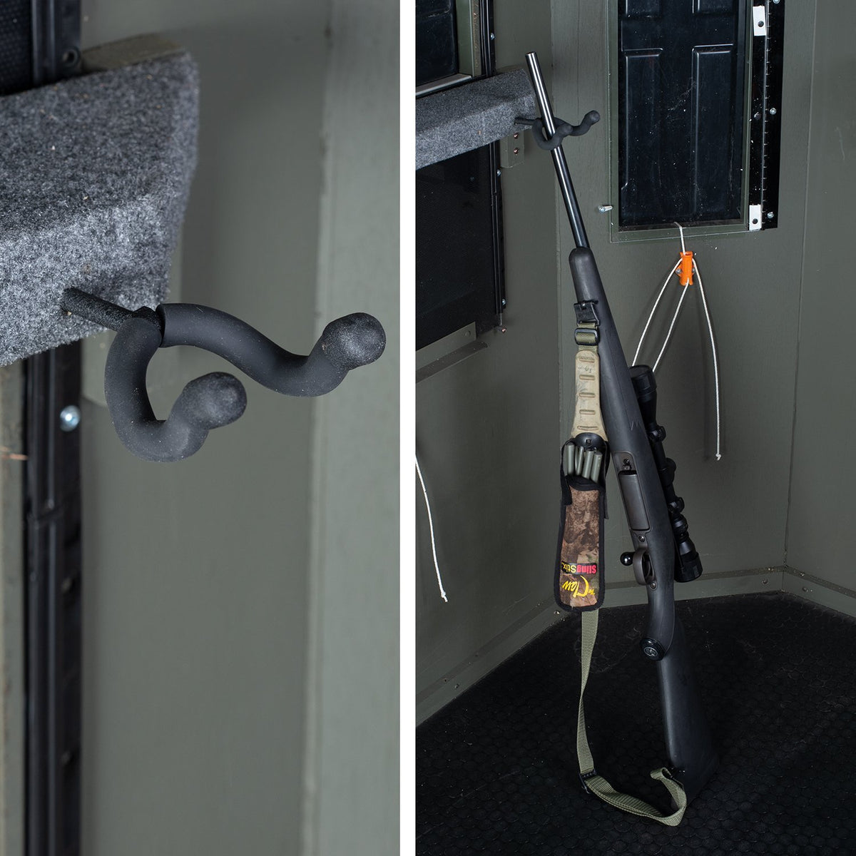 Firearm / Compound Bow Holder - Shadow Hunter Blinds