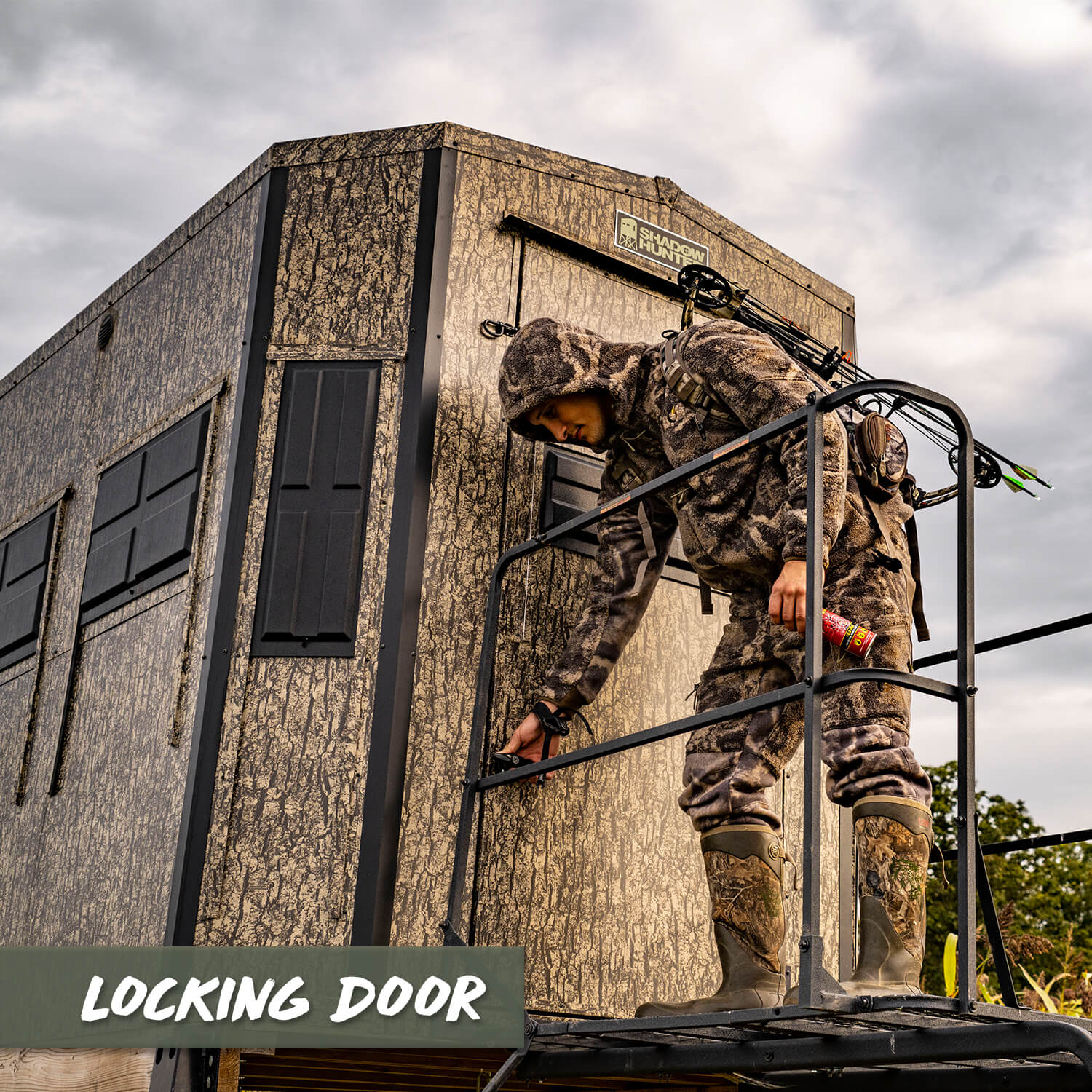 Marksman 6x8 Octagon Hunting Blind Shadow Hunter Blinds
