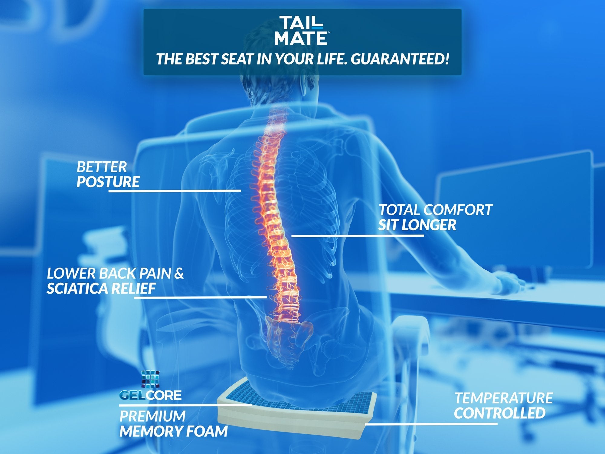 Tail Mate GelCore Cushion - Shadow Hunter Blinds